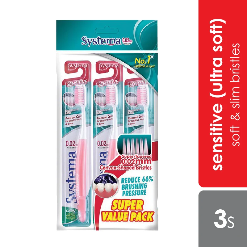 Systema Toothbrush Sensitive 3s | Ultra Soft Toothbrush