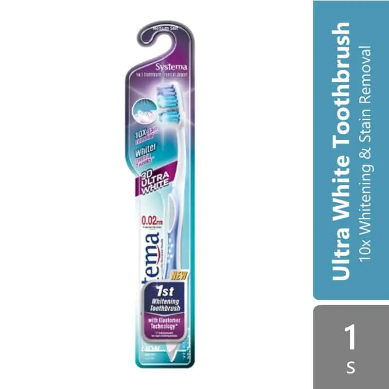 Systema Toothbrush 3D Ultra White 1s | 10x Whitening & Stain Removal