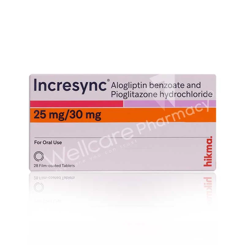 Incresync 25mg/30mg Tablets 28'S