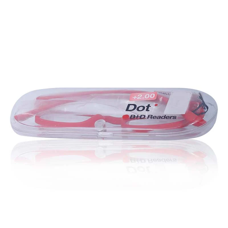 Dot B+d Reader Matt Red +2 2240-14-20