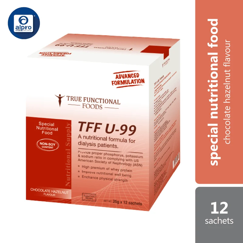 True Functional Foods TFF U-99 Chocolate Hazelnut Flavour (25g x12)