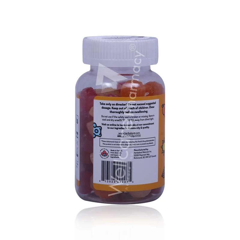 Herbaland Classic Gummies For Kids Vitamin D3 60'S