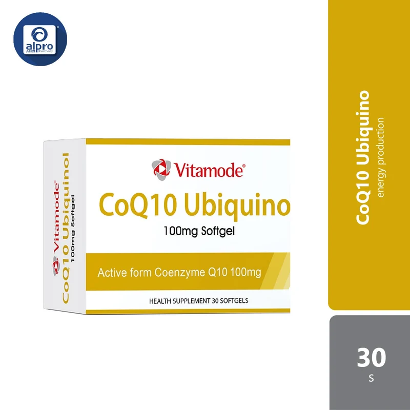 Vitamode CoQ10 Ubiquinol 100mg Softgel 30s | Antioxidant Protection