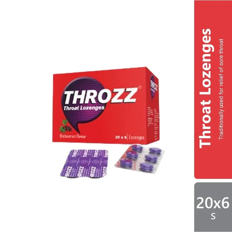 Throzz Throat Lozenges 20x6s