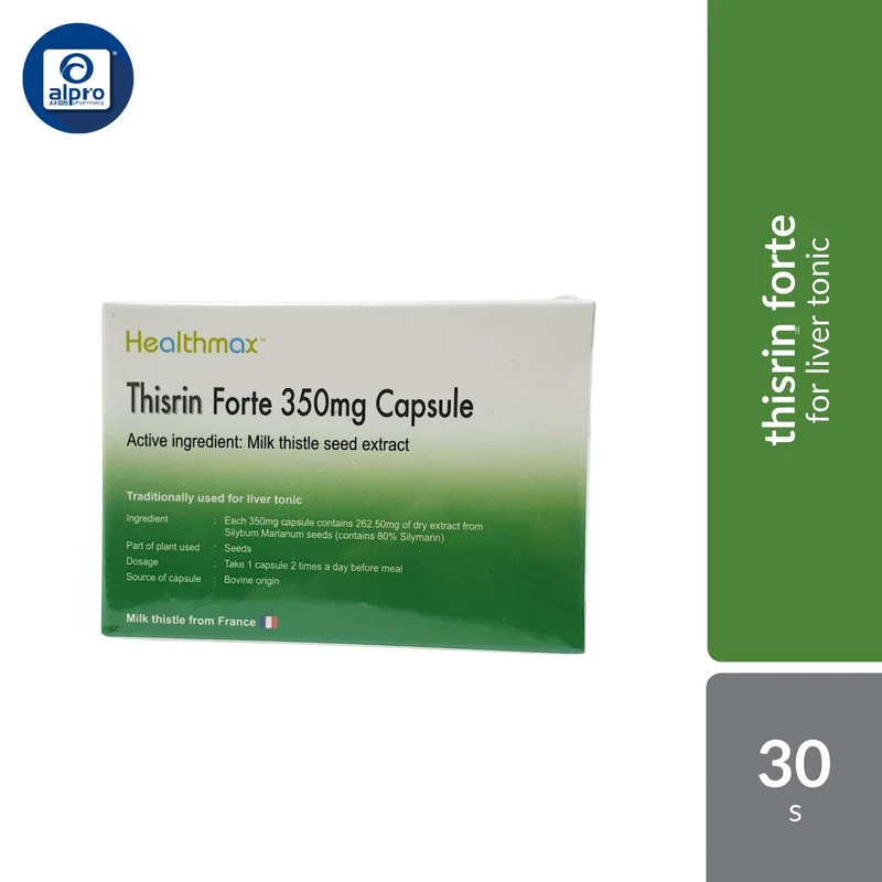 Thisrin Forte with Milk Thistle Extract 350mg 3x10s | Liver Health