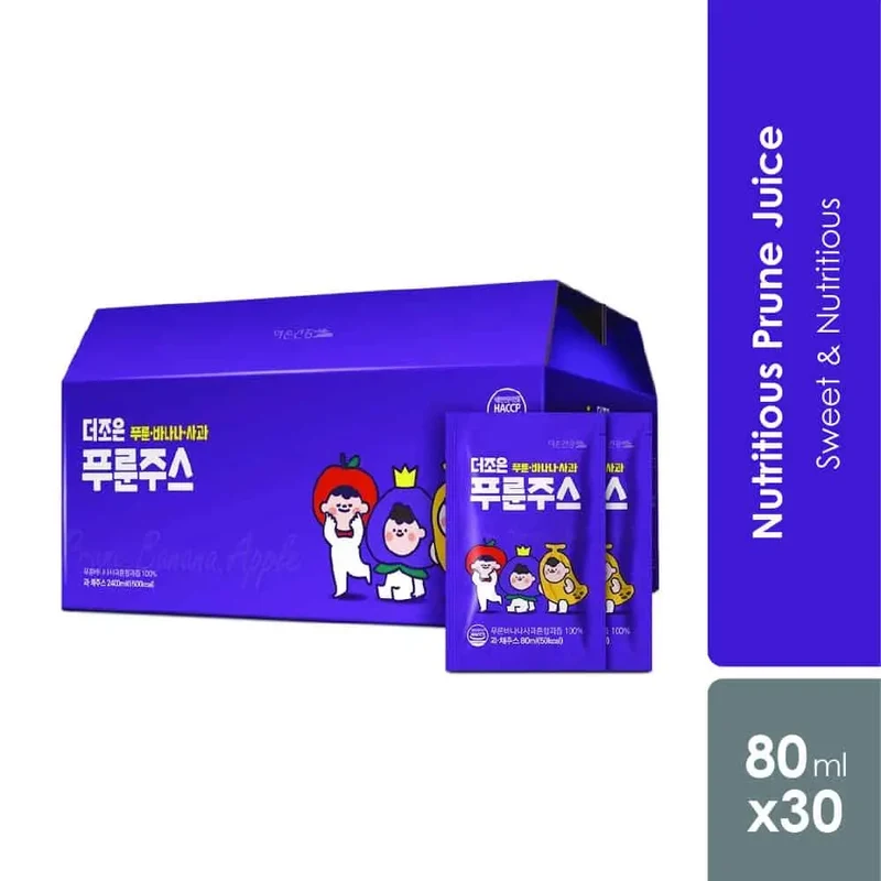 The Zoen Prune Juice 80ml x 30s | Sweet & Nutritious