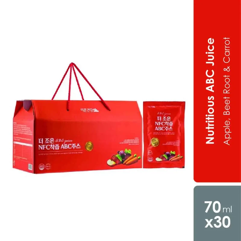 The Zoen ABC Juice 70ml x 30s | Apple, Beet Root & Carrot Juice