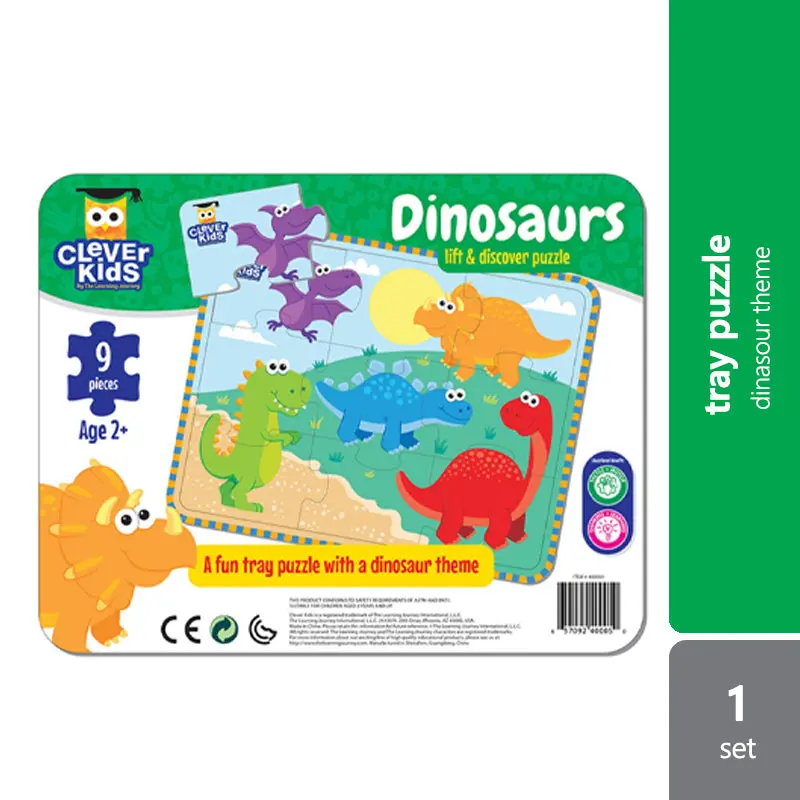 The Learning Journey International Clever Kids Life & Learn Tray Puzzle | Multiple Themes