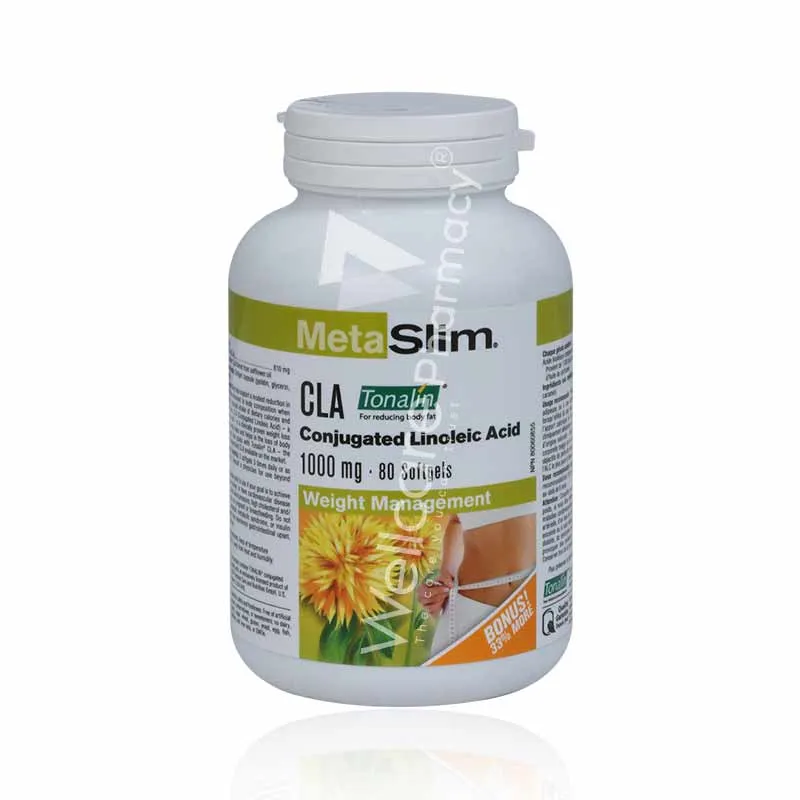 Webber Naturals Meta Slim Cla 1000mg Softgels 80'S