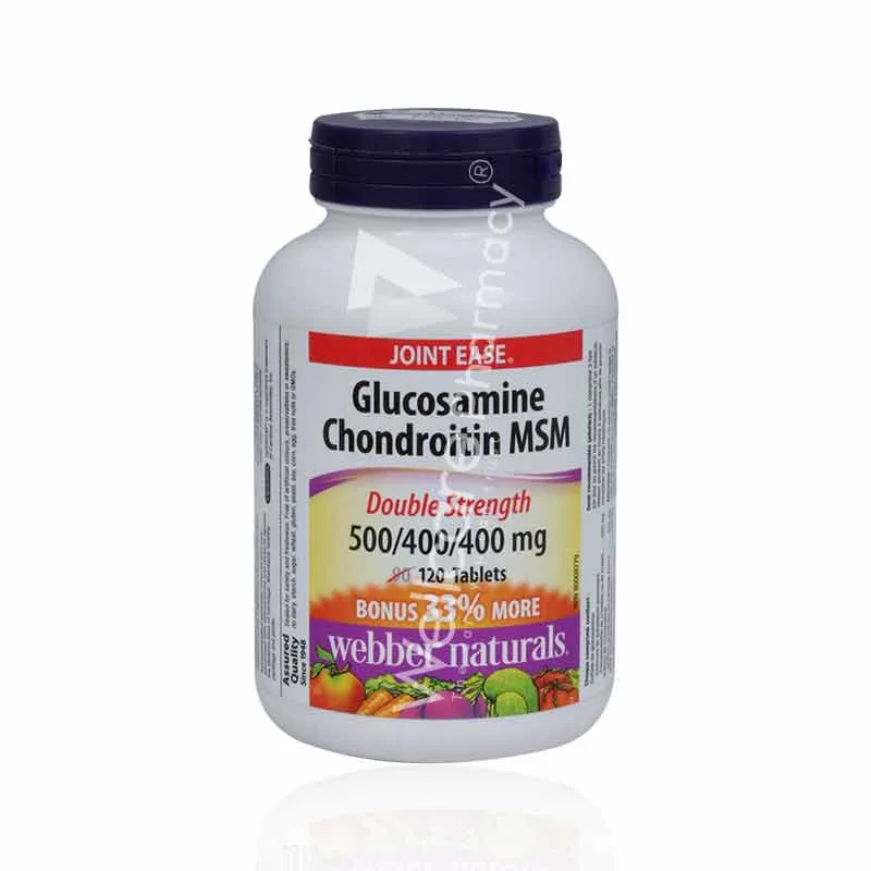 Webber Naturals Glucosamine Chondroitin Msm Tablets 120'S