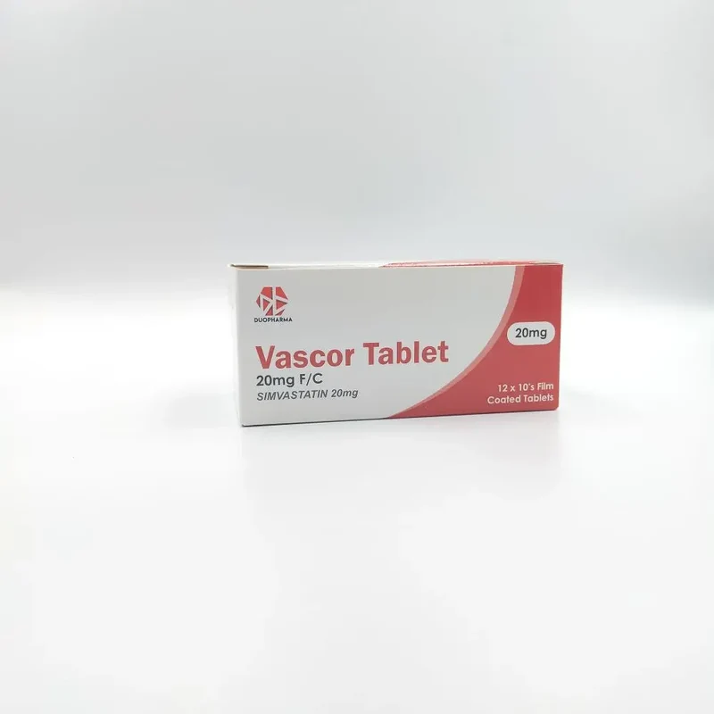 Vascor 20mg 12x10s