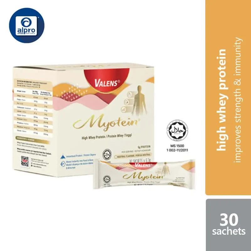 Valens Myotein Prohein Module Powder 30 sachets | high whey protein improves strength & immunity