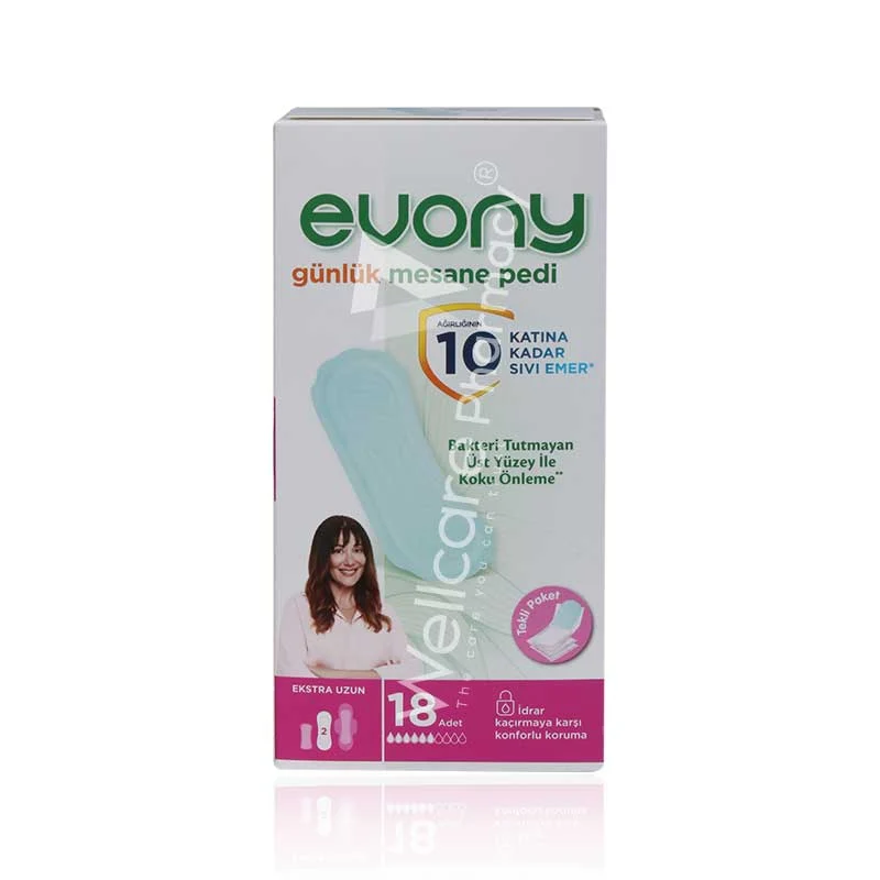 Evony Daily Bladder Pad Extra Long 18'S