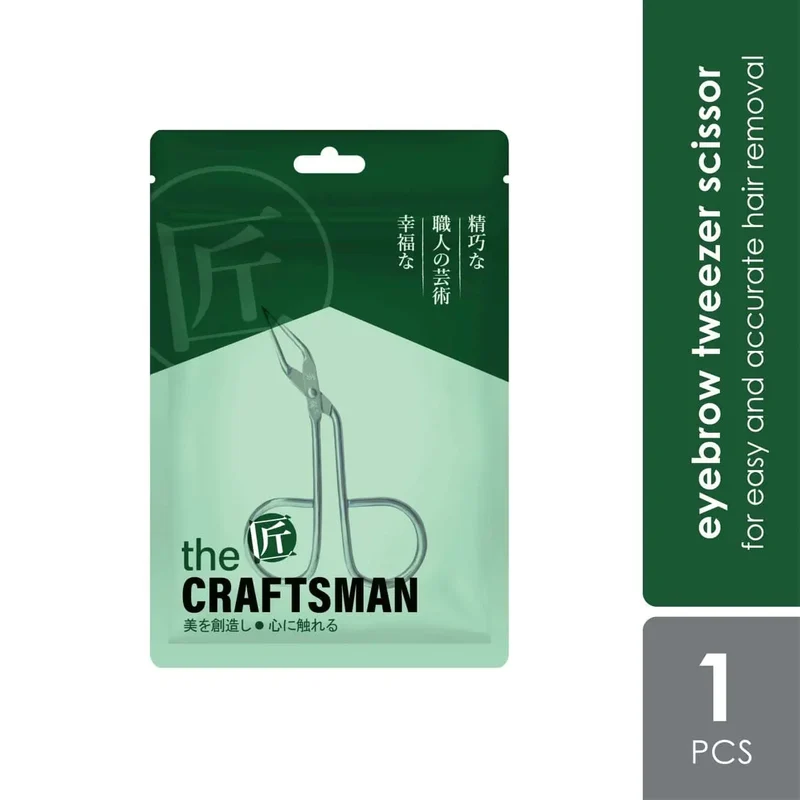 The Craftman Eye Brow Tweezer Scissor 1s