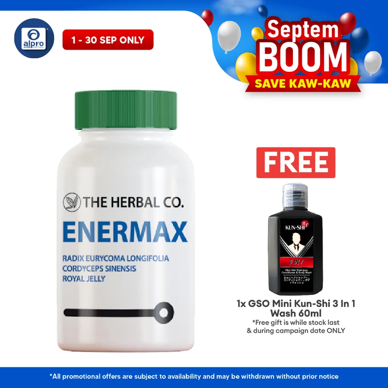 THC Enermax 330mg 60s | Men's Health