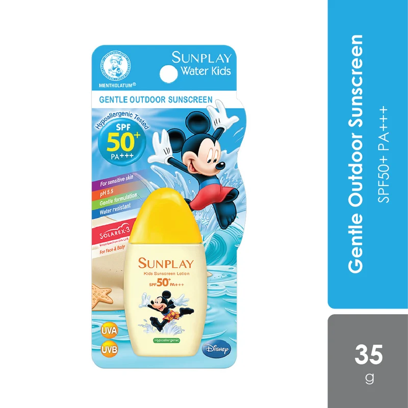 Sunplay Water Kid's Disney SPF50+ PA+++ 35g | Gentle Outdoor Sunscreen
