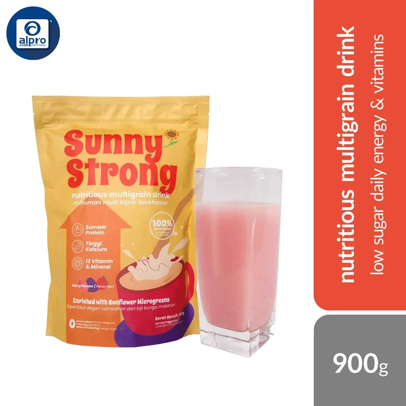 Sunny Strong Nutritious Multigrain Drink 900g | Low Sugar Daily Energy & Vitamins