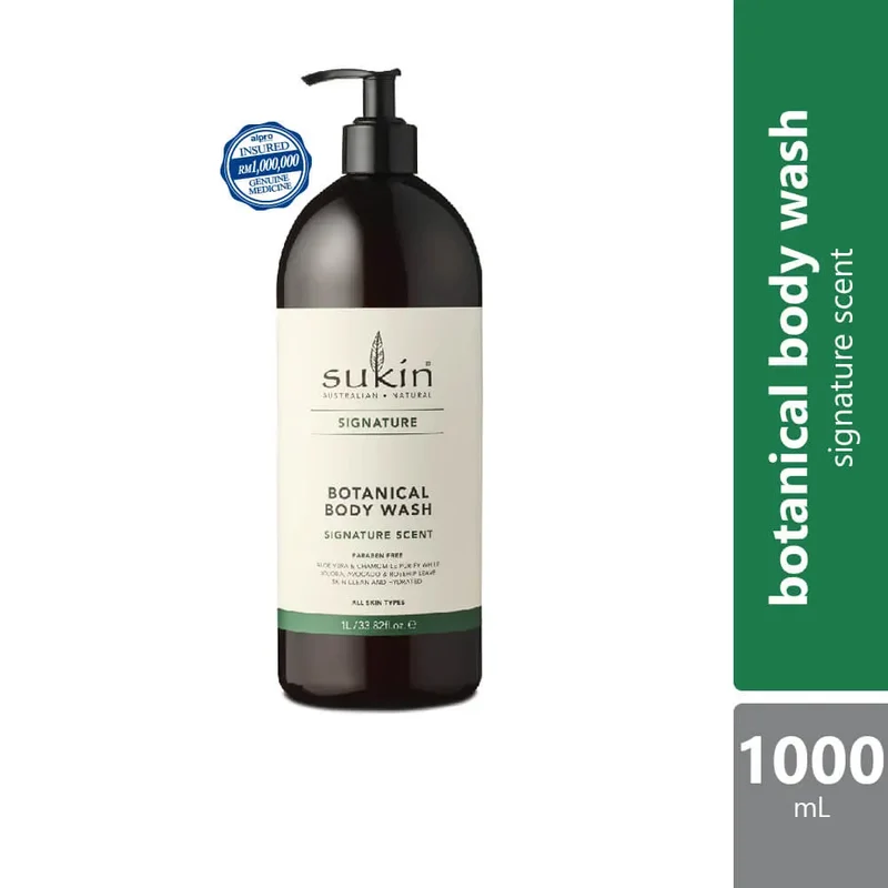 Sukin Botanical Body Wash 1L