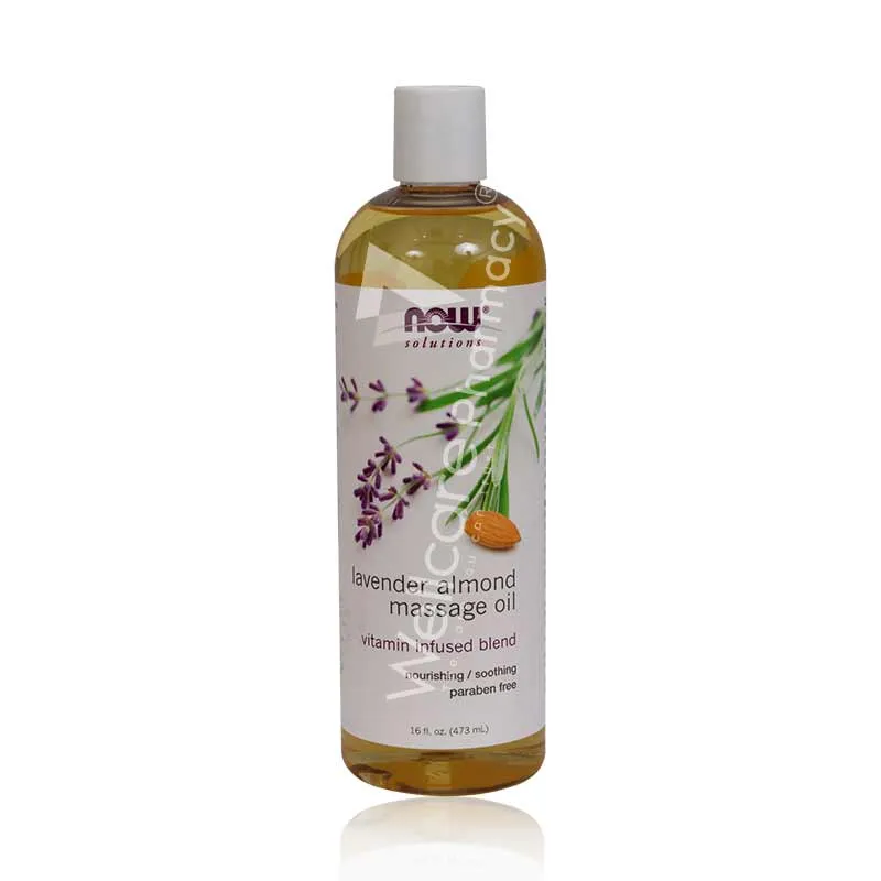Now Lavender Almond Massage Oil 473ml