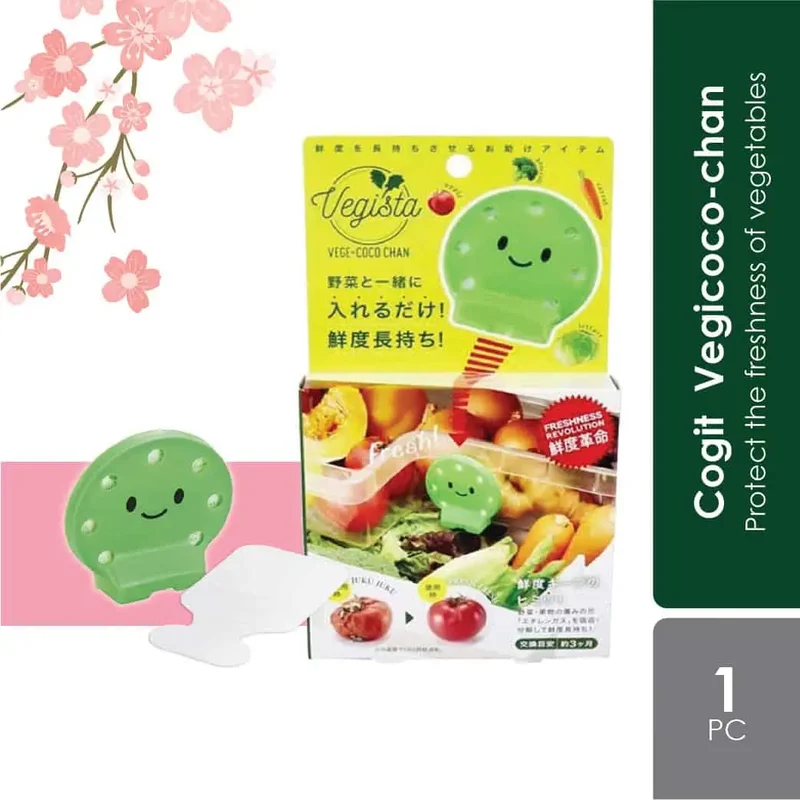 Sugi Vegista Vege-Coco Chan | To keep raw vege fresher in the fridge