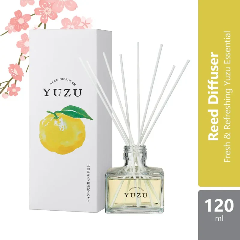 Sugi Yuzu Reed Diffuser 120ml | Refreshing Scent Stick Diffuser