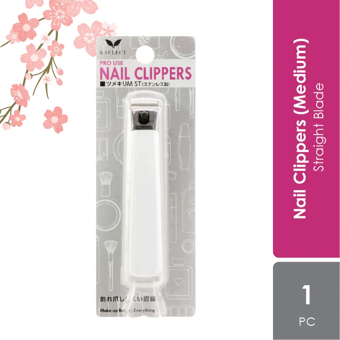 Sugi S Select Pro Use Nail Clippers (Medium) Straight Blade 1s