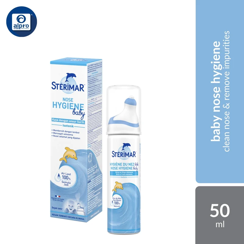 Sterimar Baby Nose Hygiene Isotonic Spray 50ml | Cleans Nose & Remove Impurities