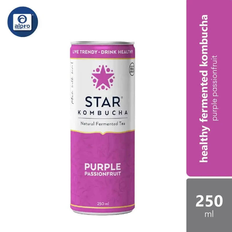 Star Kombucha Purple Passionfruit 250ml | Health Drinks