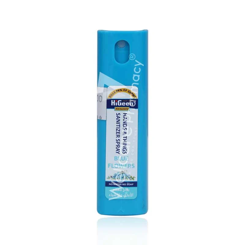 Higeen Hand & Things Sanitizer Spray Blue Flowers 10 Ml