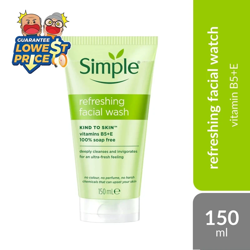 Simple Refreshing Facial Wash Gel 150ml
