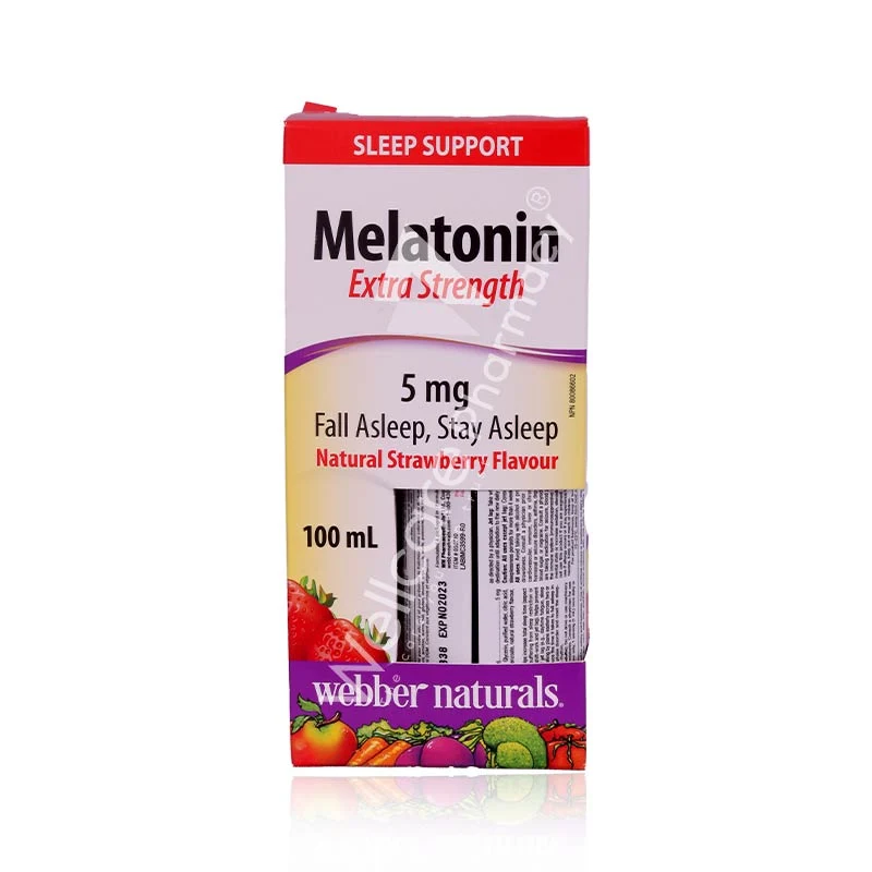 Webber Naturals Melatonin Extra Strength Liquid 100ml