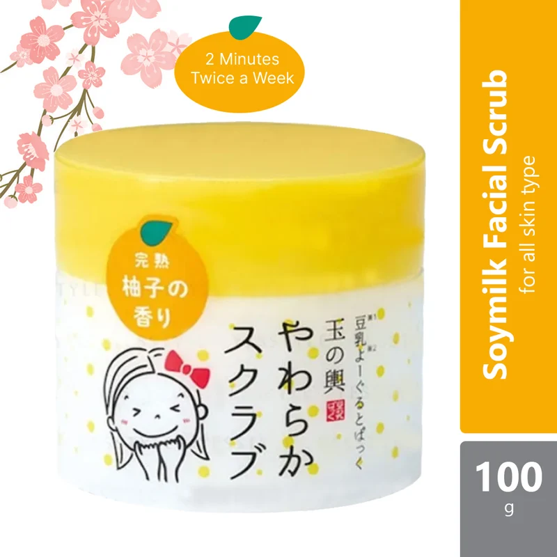 Sugi Moritaya Tofu Soy Milk Yogurt Face Scrub 100g | Recommend Twice per Week
