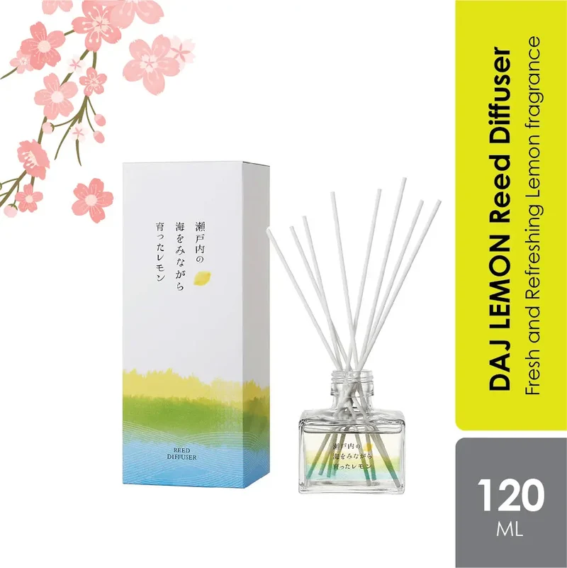 Sugi Lemon Reed Diffuser 120mL | Refreshing Lemon Aroma