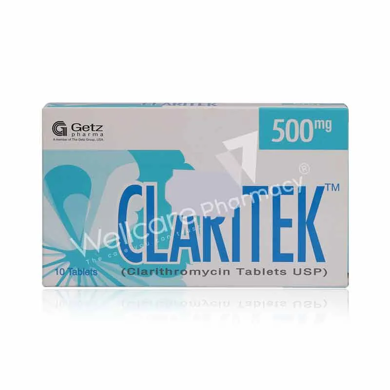 Claritek 500mg Tablets 10'S