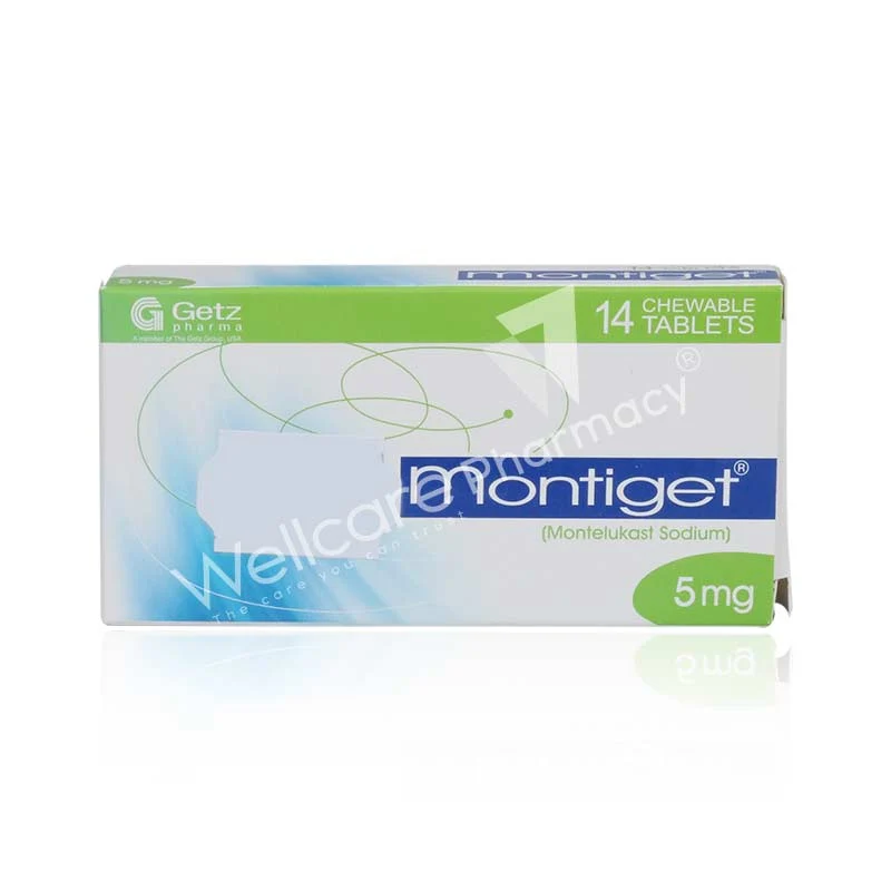 Montiget 5mg Chewable Tablets 14'S