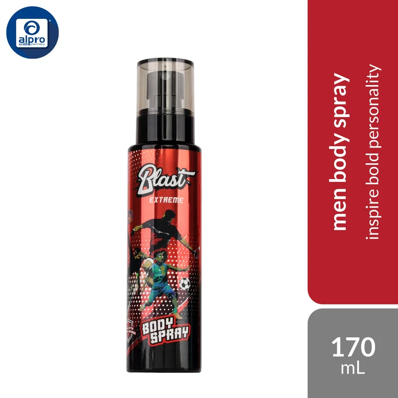SugarBomb Blast Power Spray (Audacious/ Blazing/ Extreme) 170mL | Lavender and Rosemary Fragrance