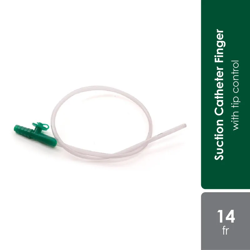 Suction Catherter With Control Size 14Fr 1s