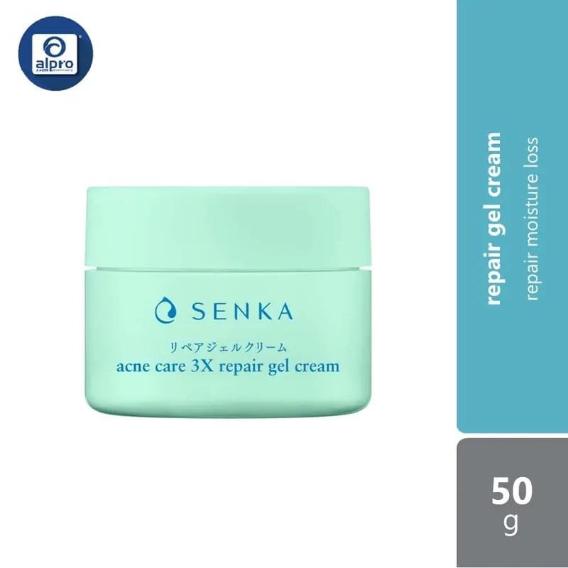 Senka Acne Care 3x Repair Gel Cream 50g| Reduce & Repair Acne
