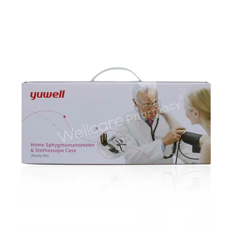 Yuwell Home Sphygmomanometer Mercury With Stethoscope Case
