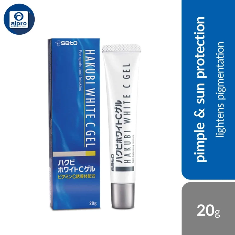 Sato Hakubi White C Gel 20g | Lightens Skin Pigmentation