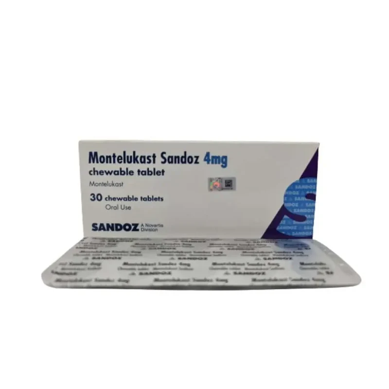SANDOZ MONTELUKAST CHEWABLE TABLETS 4MG 10S