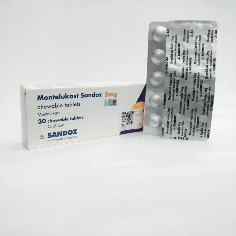 SANDOZ MONTELUKAST CHEWABLE TABLETS 5MG 3X10S
