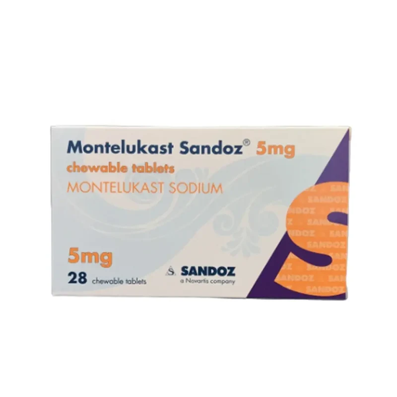 SANDOZ MONTELUKAST CHEWABLE TABLETS 5MG 10S