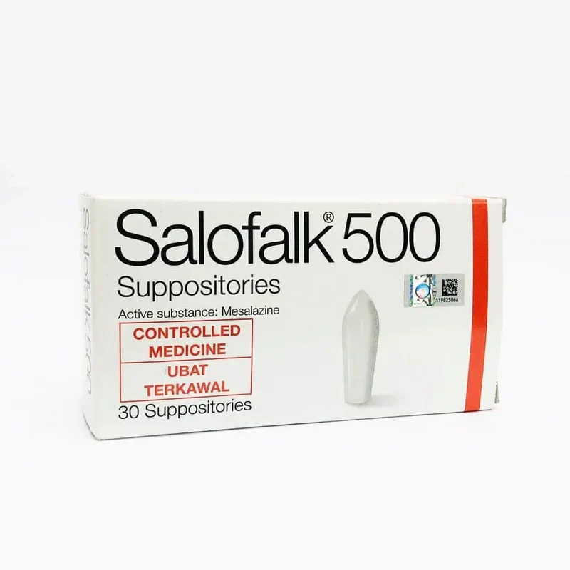 SALOFALK 500 SUPPOSITORIES 6X5S