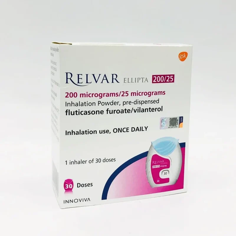 Relvar Ellipta 200/25mcg 30 Doses