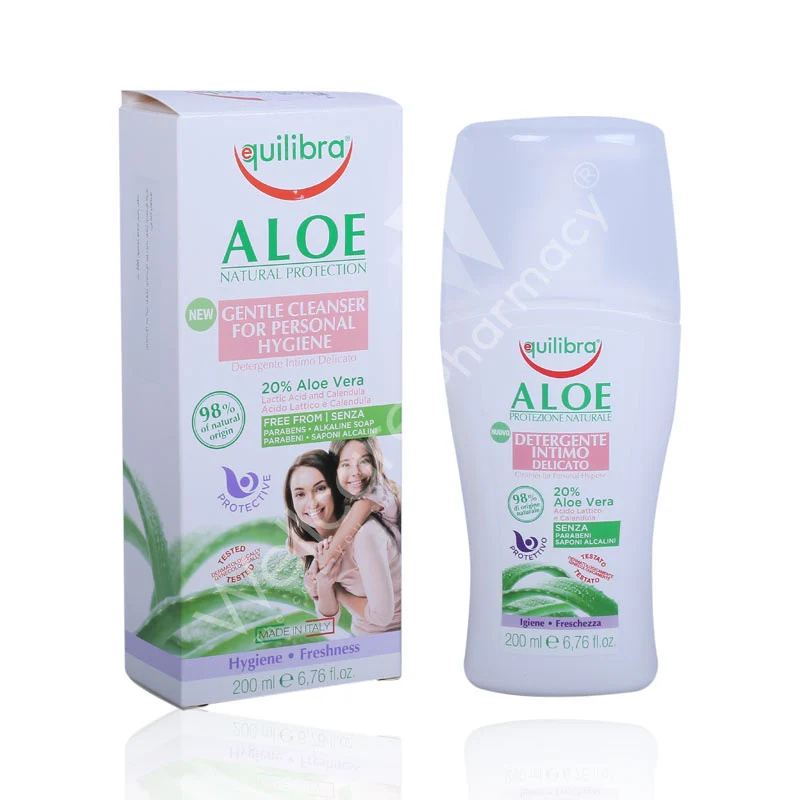Equilibra Aloe Gentle Cleanser For Personal Hygiene 200ml