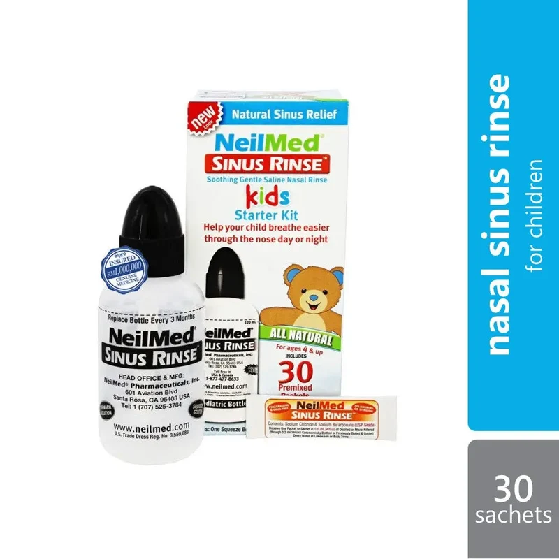 Neilmed Sinus Rinse Pediatric Starter Kit 30s | To Help Children Breathe Easier