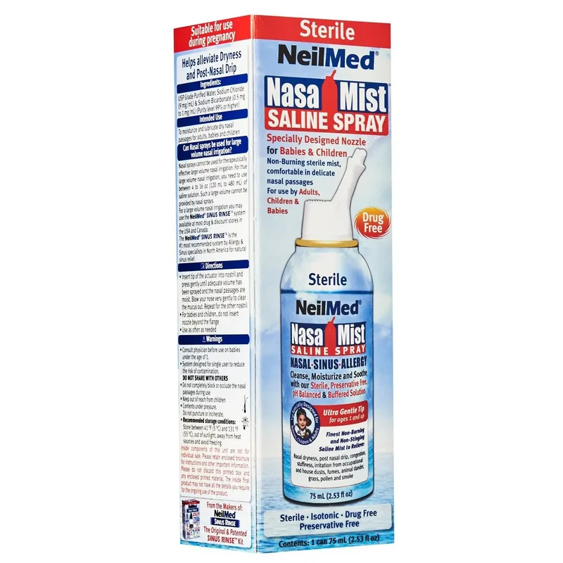 Neilmed Nasamist Isotonic Saline Spray 75ml