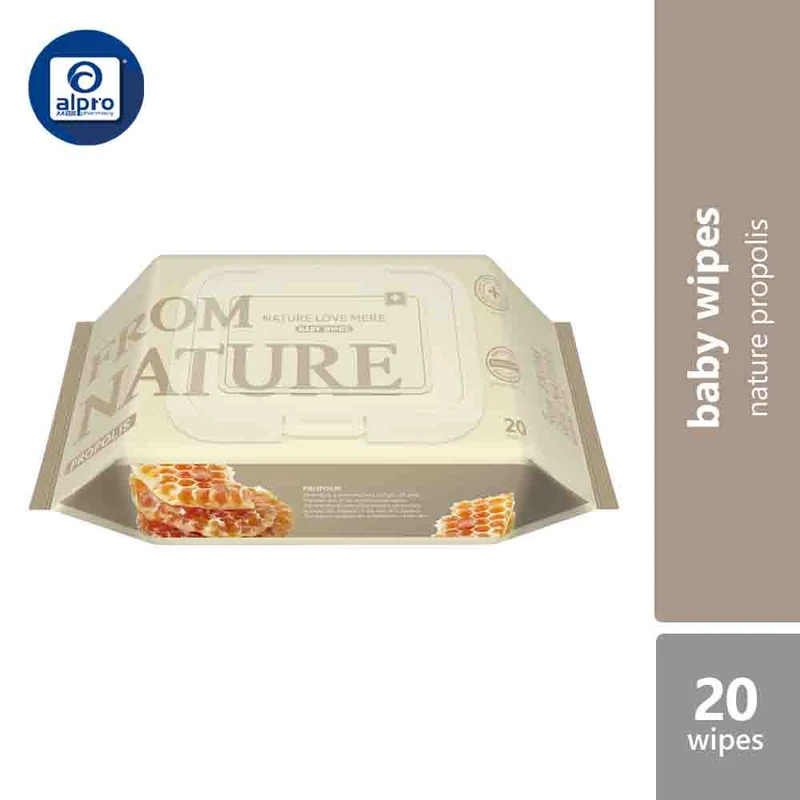 Nature Love Mere Baby Wet Tissue From Nature Mini Cap 20pcs