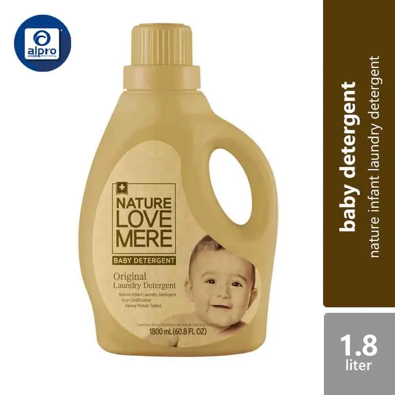 Nature Love Mere Baby Laundry Detergent | Original in Container 1800ml